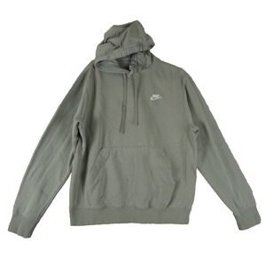 Nike Sportswear Men's Pastel Green Pullover Crewneck Hoodie Size Medium Cotton